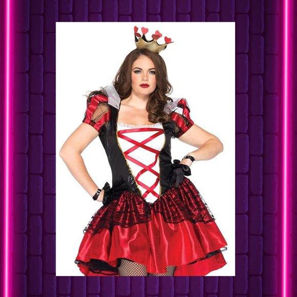 ROYAL RED QUEEN OF HEARTS | 1X/2X - 3X/4X - Picture 1 of 3